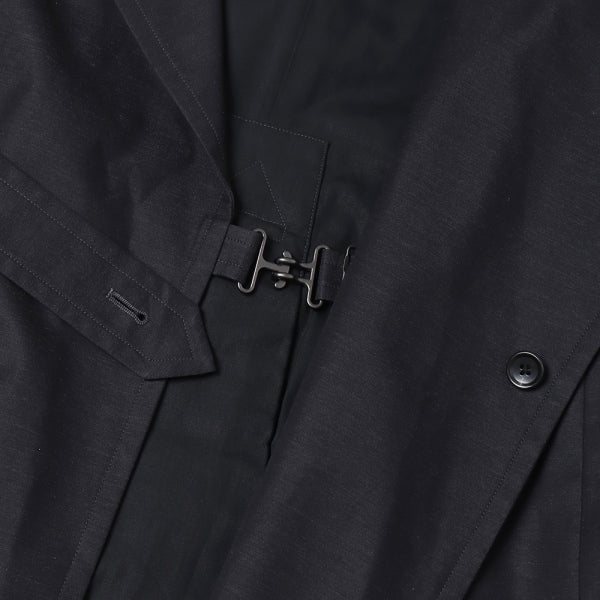 Gabardine Double Belt Trench Coat (BHS22F001) | blurhms