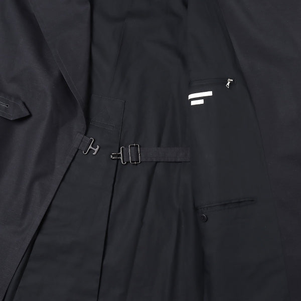 Gabardine Double Belt Trench Coat (BHS22F001) | blurhms