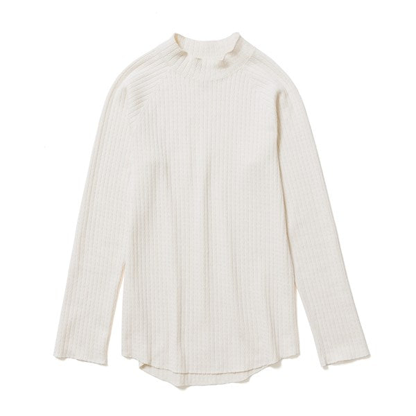 MOCKNECK L/S WAFFLE (22AW-CSL-001) | Sasquatchfabrix. / カットソー