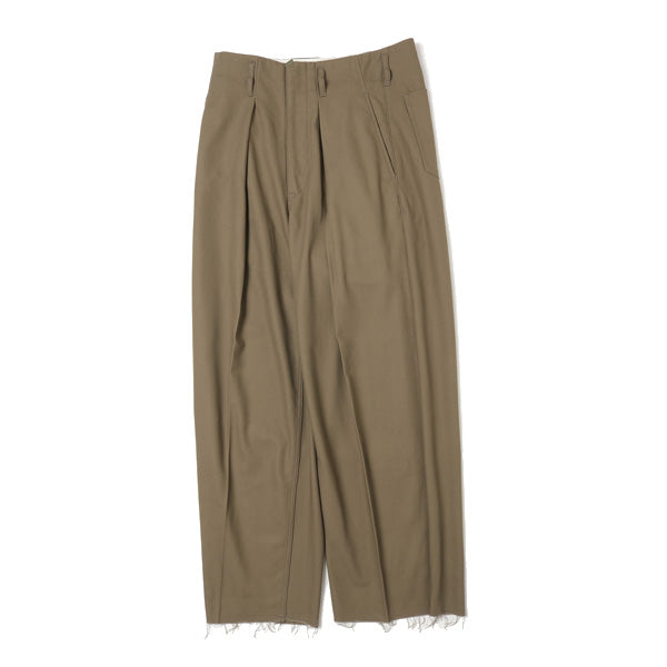 TUCK BAGGY -Hicount 20/2 twill- (20A-031807) | saby / パンツ (MEN