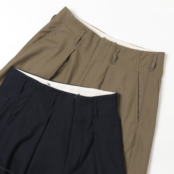 TUCK BAGGY -Hicount 20/2 twill- (20A-031807) | saby / パンツ (MEN