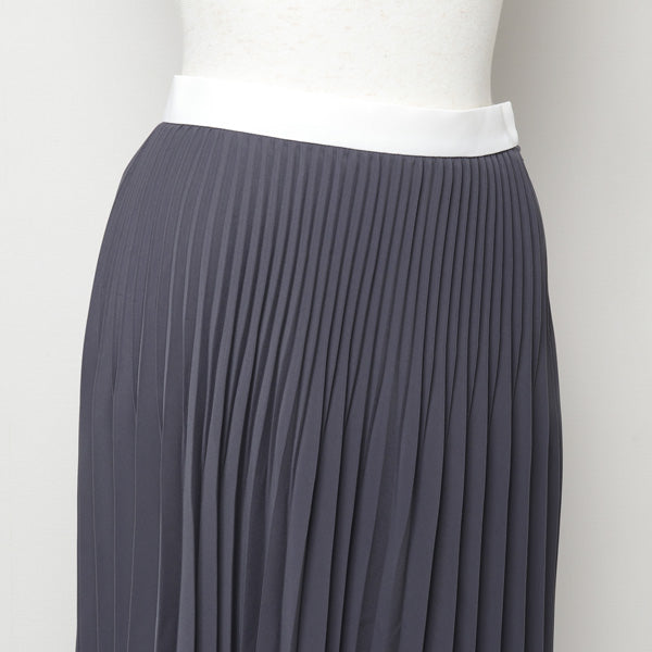 Satin Long Pleats Skirt (GL203-40006) | Graphpaper / スカート