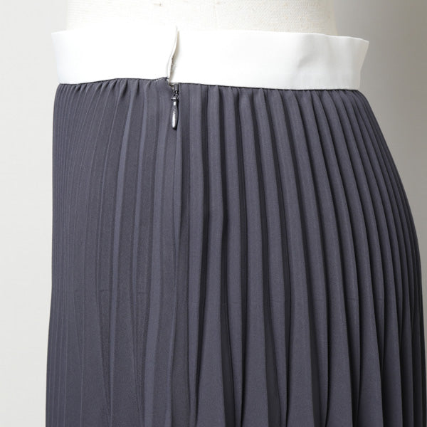 Satin Long Pleats Skirt (GL203-40006) | Graphpaper / スカート