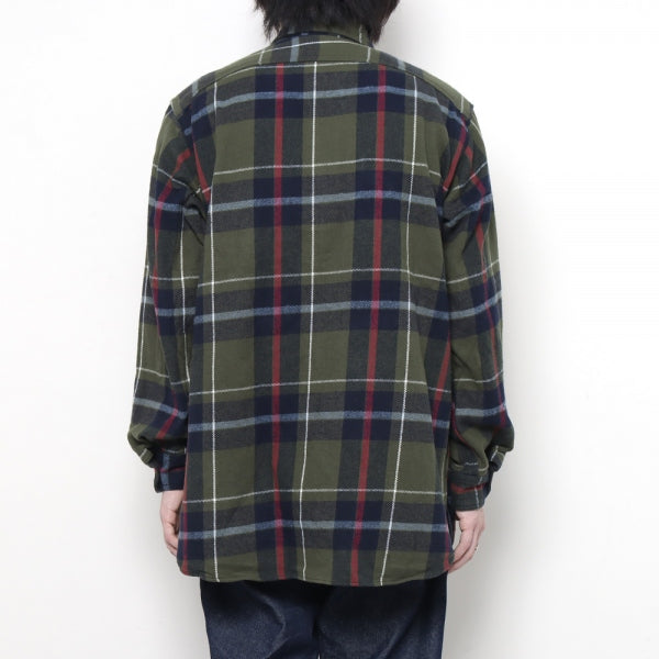 Work Shirt - Big Plaid Heavy Flannel (LN029) | ENGINEERED GARMENTS