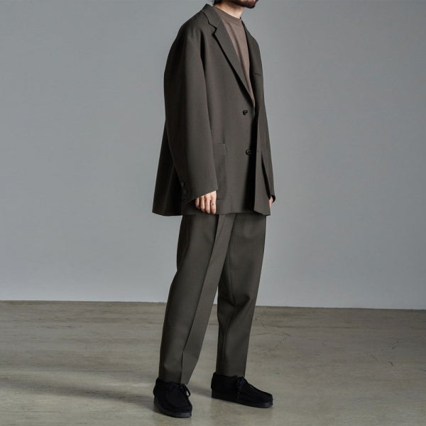 FRONT PLEATS PEGTOP ORGANIC WOOL SURVIVAL CLOTH (A21C-05PT01C) | MARKAWARE  / パンツ (MEN) | MARKAWARE正規取扱店DIVERSE