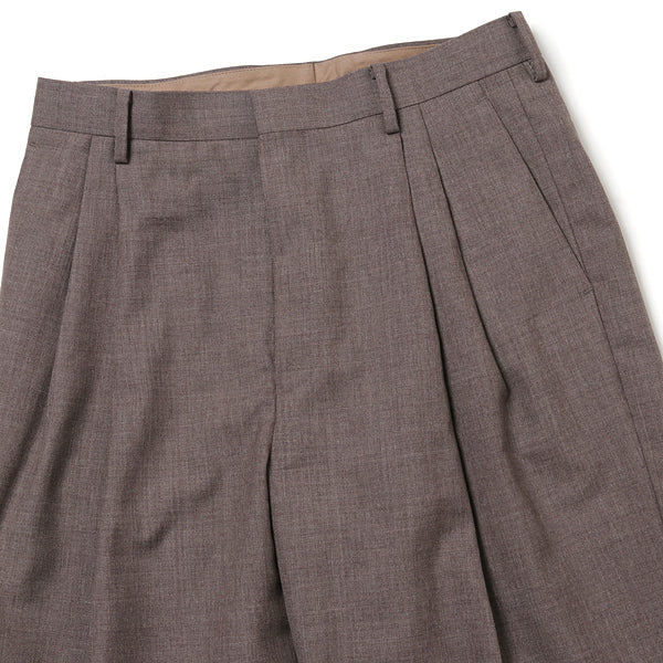 BLUEFACED WOOL WIDE SLACKS (A20AP03BH) | AURALEE / パンツ (MEN