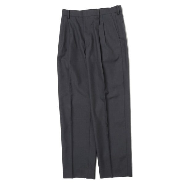 BLUEFACED WOOL WIDE SLACKS