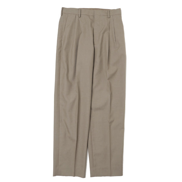 BLUEFACED WOOL WIDE SLACKS