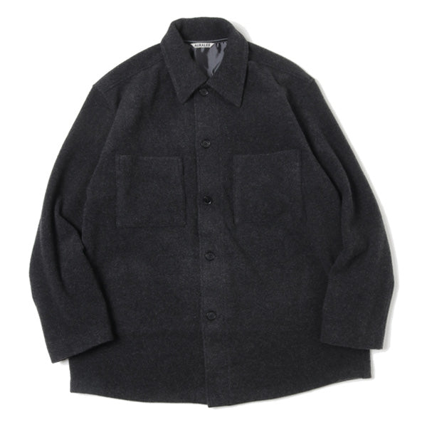 CASHMERE WOOL BRUSHED JERSEY BIG SHIRTS (A21AB01PT) | AURALEE / シャツ (MEN) |  AURALEE正規取扱店DIVERSE