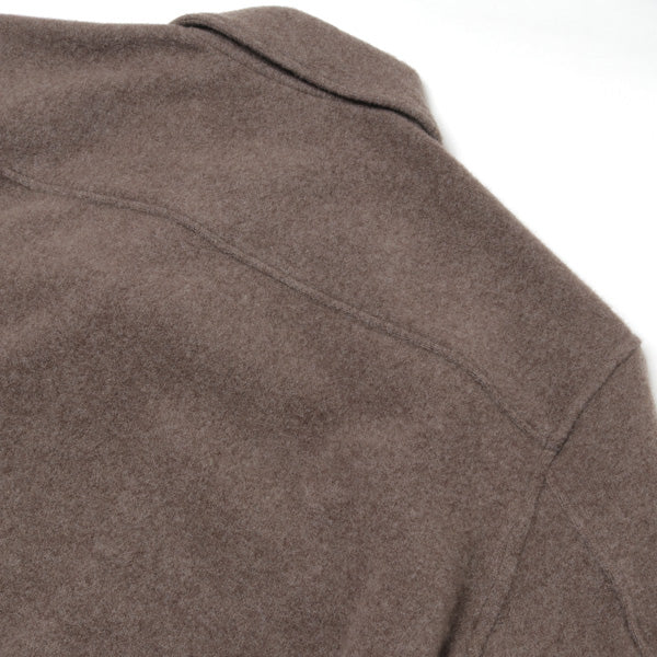 CASHMERE WOOL BRUSHED JERSEY BIG SHIRTS (A21AB01PT) | AURALEE / シャツ (MEN) |  AURALEE正規取扱店DIVERSE