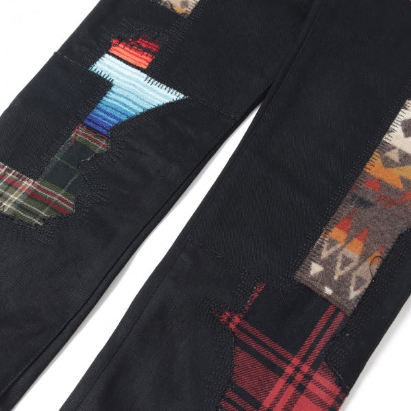 綿セルビッチデニム×多素材MIX PENDLETON Wネーム P012 (WJ-P012-051