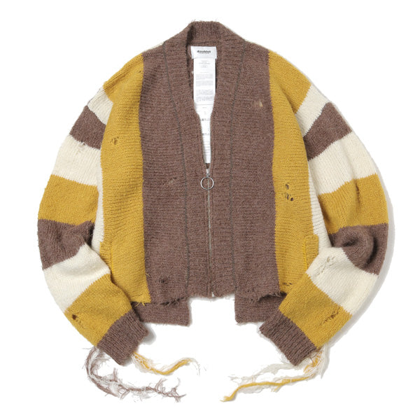 ZIP UP STRIPE CARDIGAN (21AW36KN60) | doublet / トップス (MEN