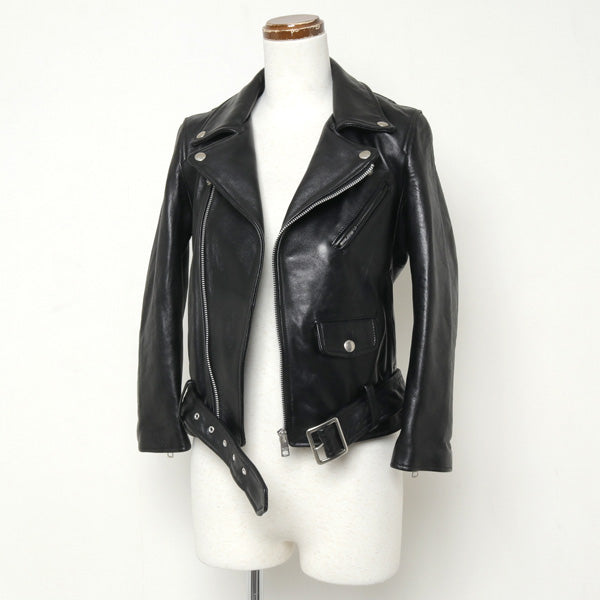 old leather riders jacket