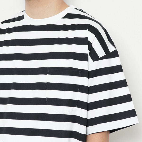 Border S/S Pocket Tee (GU211-70146B) | Graphpaper / カットソー (MEN) |  Graphpaper正規取扱店DIVERSE