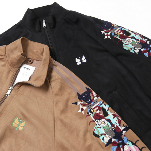 CHAOS EMBROIDERY SUEDE TRACK JACKET (20AW20BL110) | doublet / ジャケット (MEN) |  doublet正規取扱店DIVERSE