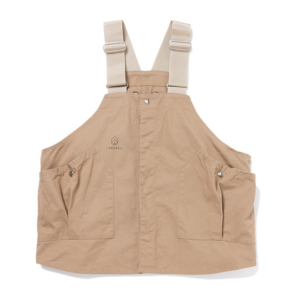 Cotton Twill Gardener Vest by LAND B.C. (V3001) | hobo / トップス