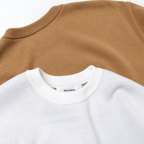 BORDER KNIT&SEWN SWEATER (DWSOB053) | DIGAWEL / トップス (MEN