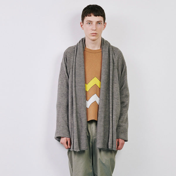 BORDER KNIT&SEWN SWEATER (DWSOB053) | DIGAWEL / トップス (MEN