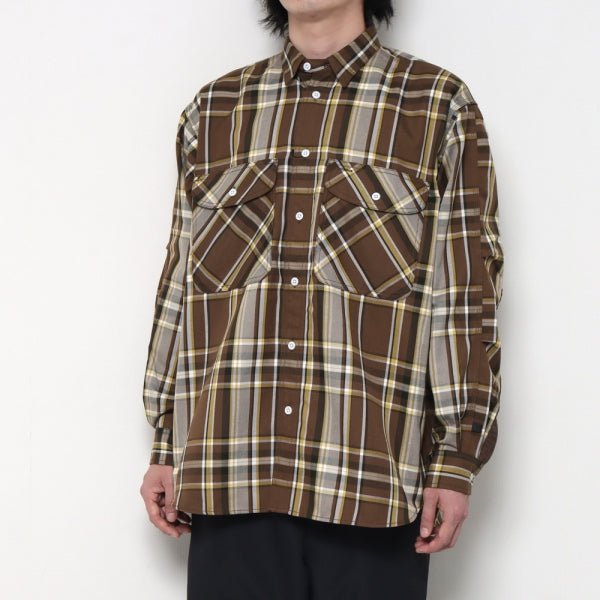 TECH ELBOW PATCH WORK SHIRTS FLANNEL PLAIDS (BE-83022W) | DAIWA