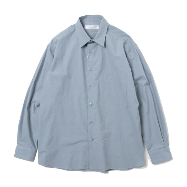 Lサイズ FRENCH FRONT REGULAR COLLAR SHIRT universal products