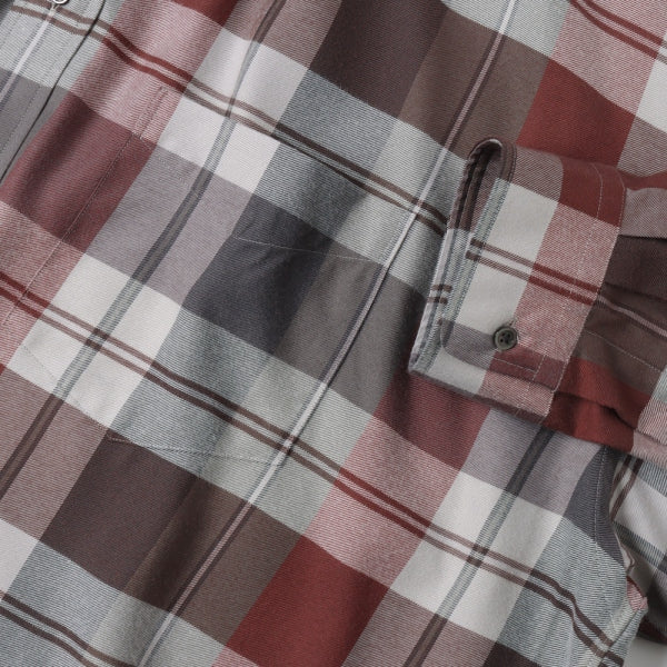 Viscose Check Oversized B.D. Shirt (GM223-50197) | Graphpaper