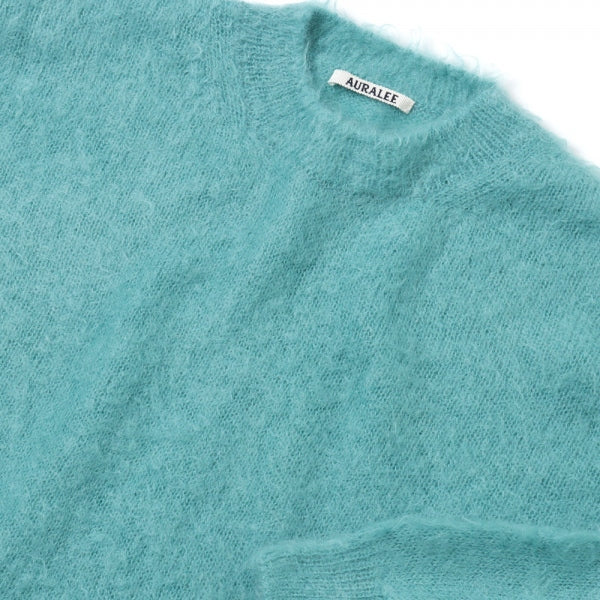 BRUSHED SUPER KID MOHAIR KNIT P/O (A22AP01KM) | AURALEE / トップス