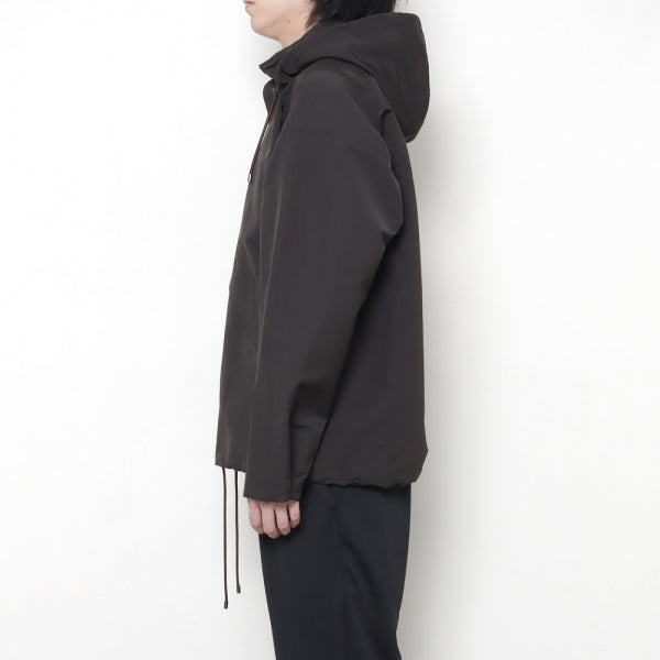 WASHI POLYESTER HIGH DENSITY CLOTH HOODED ZIP BL (A22AB01PW 