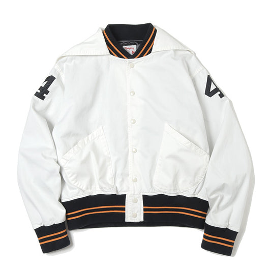 COTTON HOOD VARSITY JACKET