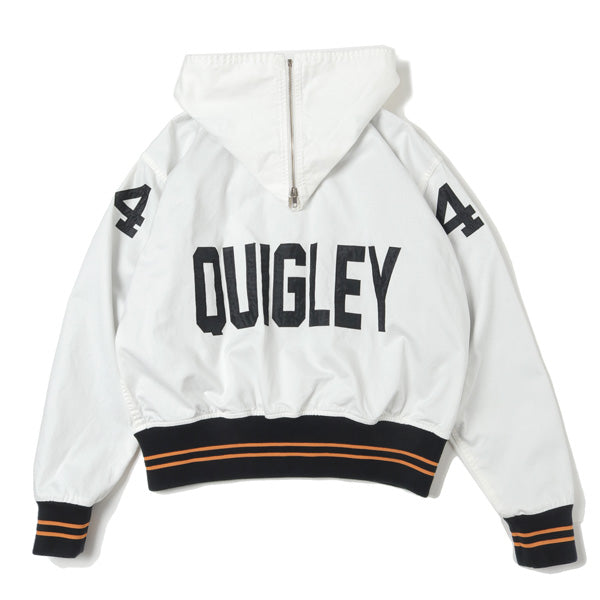 COTTON HOOD VARSITY JACKET