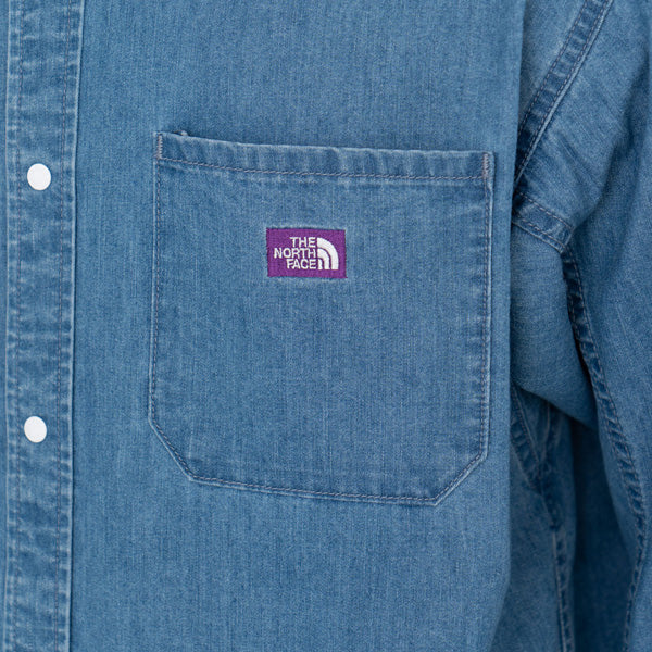 Light Denim B.D Shirt (NT3067N) | THE NORTH FACE PURPLE LABEL