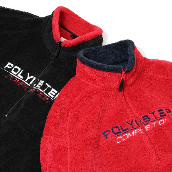 POLYESTER FLEECE HALF-ZIP PULLOVER (18AW23SH54) | DIVERSE