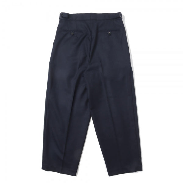 OFFICER PANTS 2TUCK WIDE WOOL SOFT SERGE (M22C-07PT01C) | marka / パンツ (MEN)  | marka正規取扱店DIVERSE