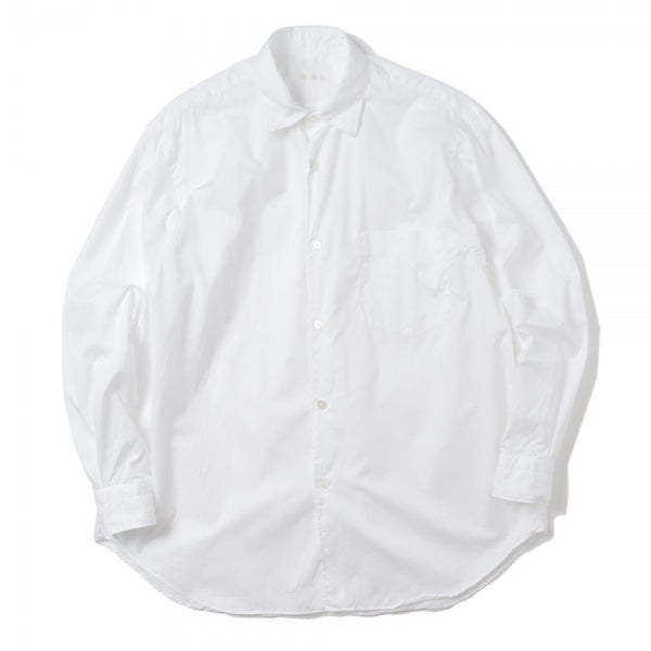 かしこまりました22年モデル 新型【COMOLI】ツイルコモリシャツ　白シャツ　SIZE3