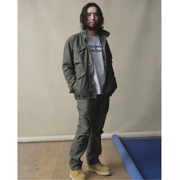 TROOPER PANTS 03 COTTON BACK SATIN OVERDYED (NN-P4149) | nonnative 