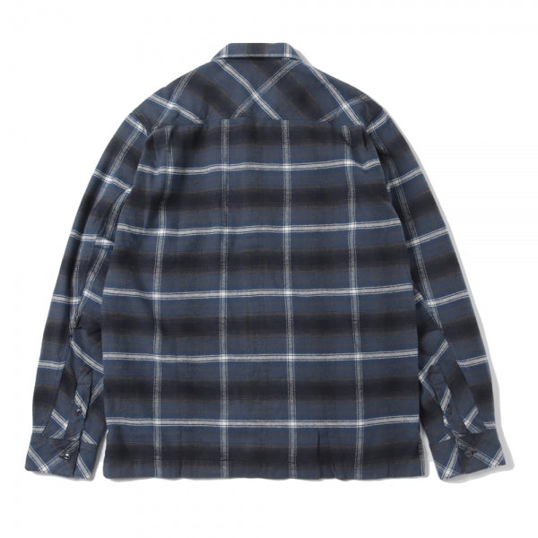 WORKER L/S SHIRT COTTON TWILL OMBRE PLAID (NN-S4118) | nonnative