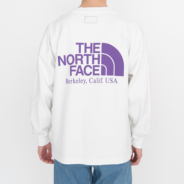 8oz L/S Logo Tee (NT3072N) | THE NORTH FACE PURPLE LABEL 