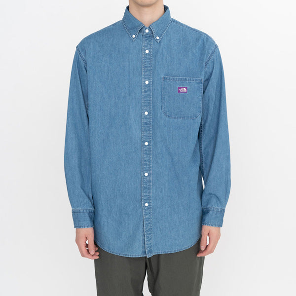 Light Denim B.D Shirt (NT3067N) | THE NORTH FACE PURPLE LABEL