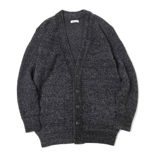 Melange Knit Long Cardigan