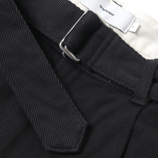 Hard Twill Belted Pants (GM213-40002B) | Graphpaper / パンツ (MEN