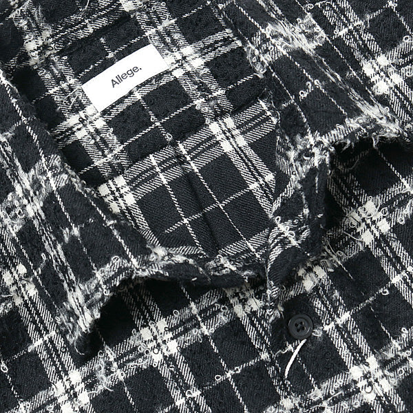 Needle Punched Check Shirt (AH19W-SH02) | Allege / シャツ (MEN