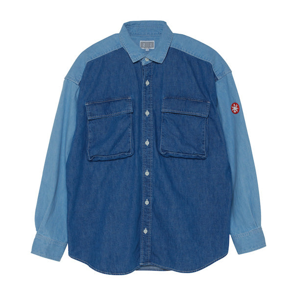 TWO COLOUR DENIM SHIRT