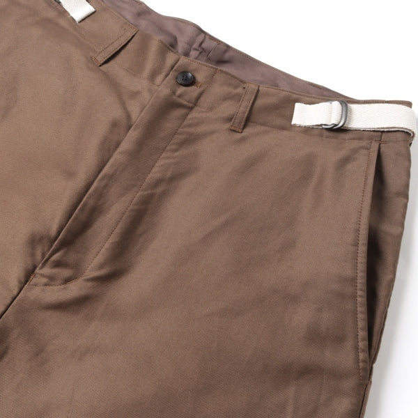 SIDE ADJUST TROUSERS ORGANIC COTTON SOFT MOLESKIN (M22C