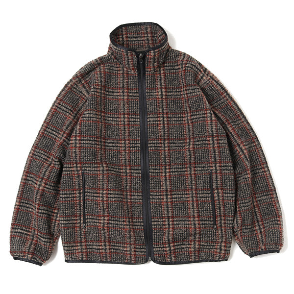 W.U. Piping Jacket - Plaid Knit Jq (HM280) | NEEDLES / ジャケット