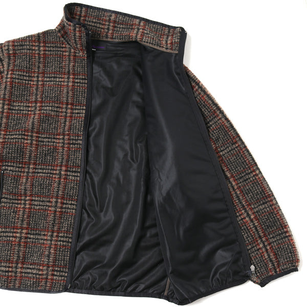 WU Piping Jacket - Plaid Knit Jq (HM280) | NEEDLES / Jacket (MEN) |  NEEDLESAuthorized DealerDIVERSE