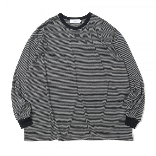 Wool Border L/S Tee (GU223-70097B) | Graphpaper / カットソー (MEN