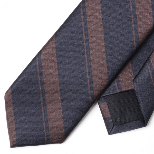 Regimental Silk Tie with Money Clip (22AW A-1) | DAIRIKU