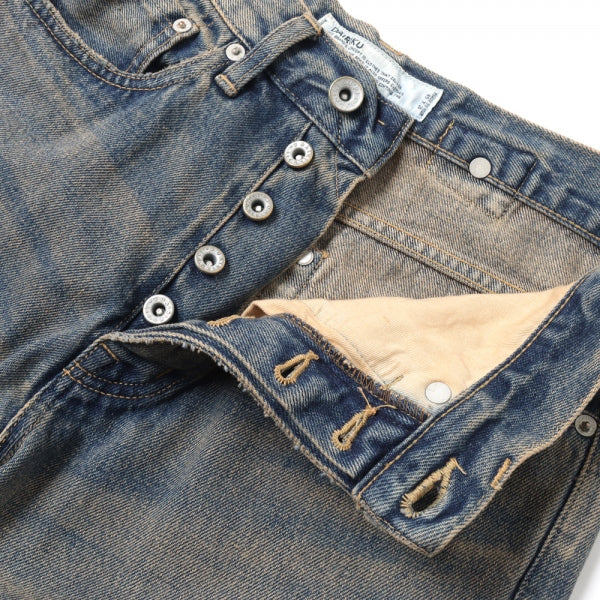 Flare Mud Vintage Denim Pants (22AW D-8) | DAIRIKU / パンツ (MEN