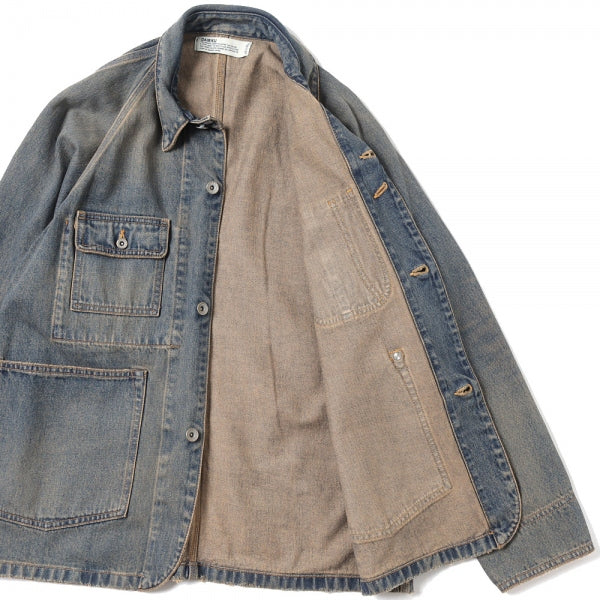 Vintage Wash Denim Cover All (22AW D-2) | DAIRIKU / ジャケット