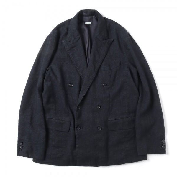 DIGAWEL DOUBLE-BREASTED JACKET 001 NAVY-