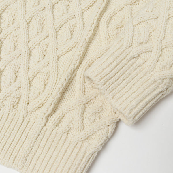 HARD TWIST MERINO ARAN KNIT P/O (A9AP01FM) | AURALEE / トップス 